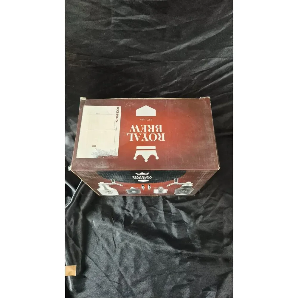 Royal Brew Nitro Cold Brew Coffee Maker Keg System Home Dispenser Open Box